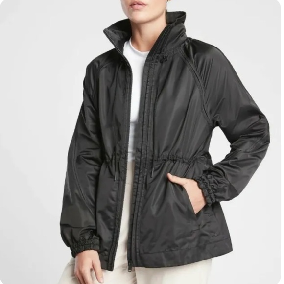 Athleta Jackets & Coats Athleta Escape Jacket Black Lightweight